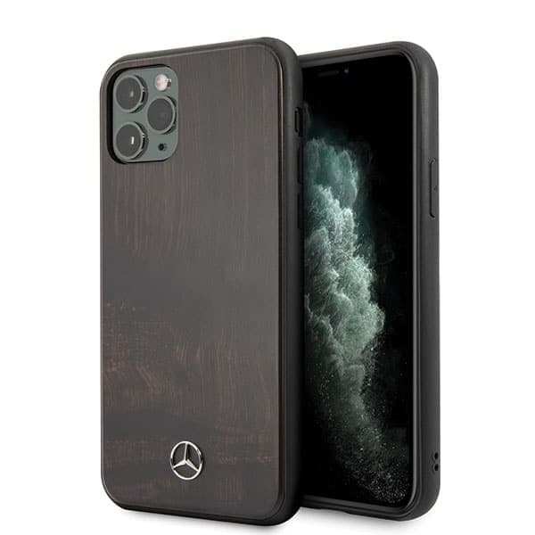 Mercedes Wood Line Rosewood - θήκη για Apple iPhone 11 Pro - Πολύχρωμο