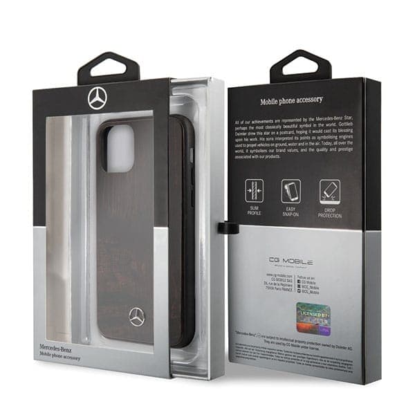 Mercedes Wood Line Rosewood - θήκη για Apple iPhone 11 Pro - Πολύχρωμο 7