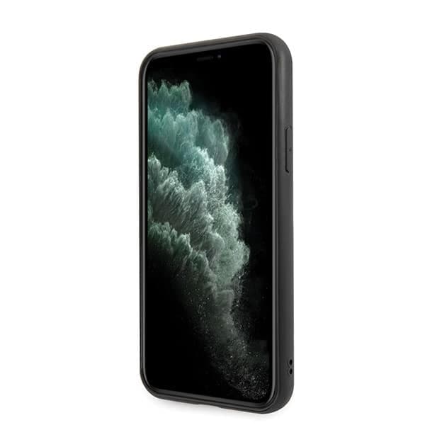 Mercedes Brown Wood Line Walnut - θήκη για Apple iPhone 11 Pro Max - Καφέ 5