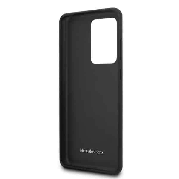 Mercedes Brown Wood Line Walnut - θήκη για Samsung Galaxy S20 Ultra - Καφέ 4