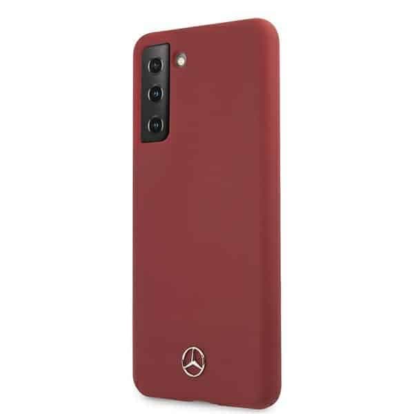 Mercedes Silicone Line - θήκη για Samsung Galaxy S21 - Κόκκινο 2