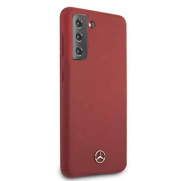 Mercedes Silicone Line - θήκη για Samsung Galaxy S21 - Κόκκινο 4