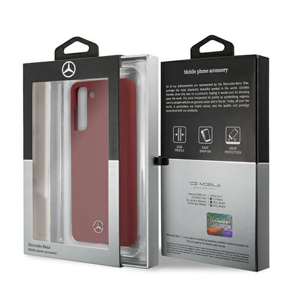 Mercedes Silicone Line - θήκη για Samsung Galaxy S21 - Κόκκινο 8