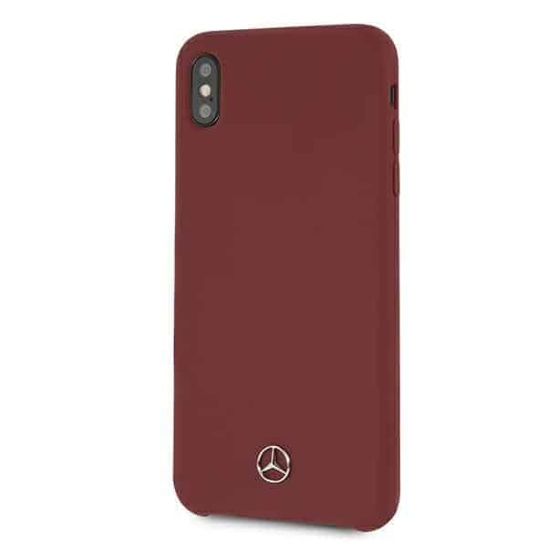 Mercedes Silicone Line - θήκη για Apple iPhone XS Max - Κόκκινο 2