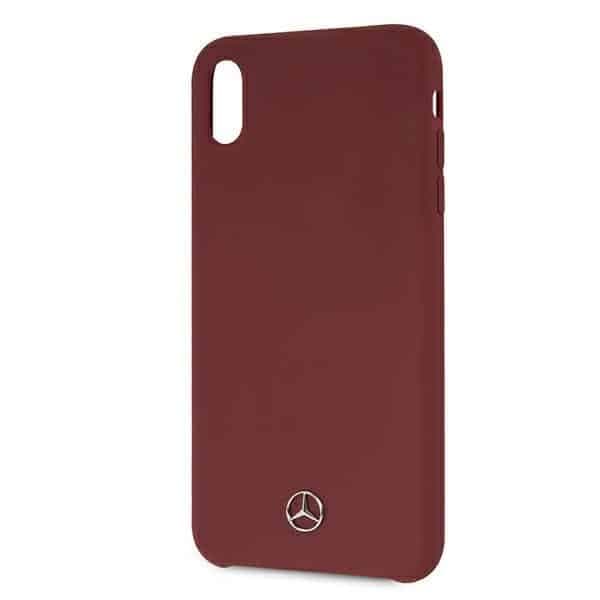 Mercedes Silicone Line - θήκη για Apple iPhone XS Max - Κόκκινο 3