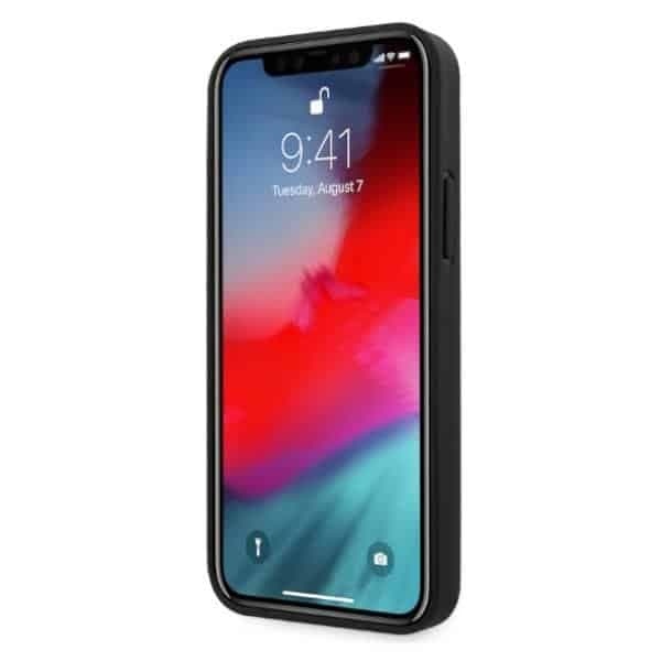 Mercedes Leather Stars Pattern - θήκη για Apple iPhone 12 Pro Max - Μαύρο 5