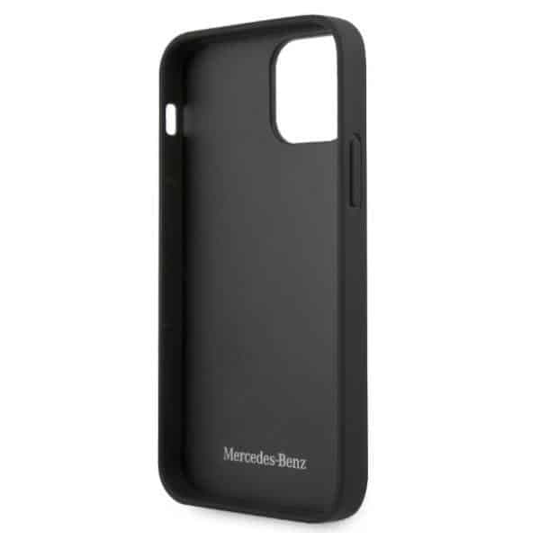Mercedes Leather Stars Pattern - θήκη για Apple iPhone 12 Pro Max - Μαύρο 7