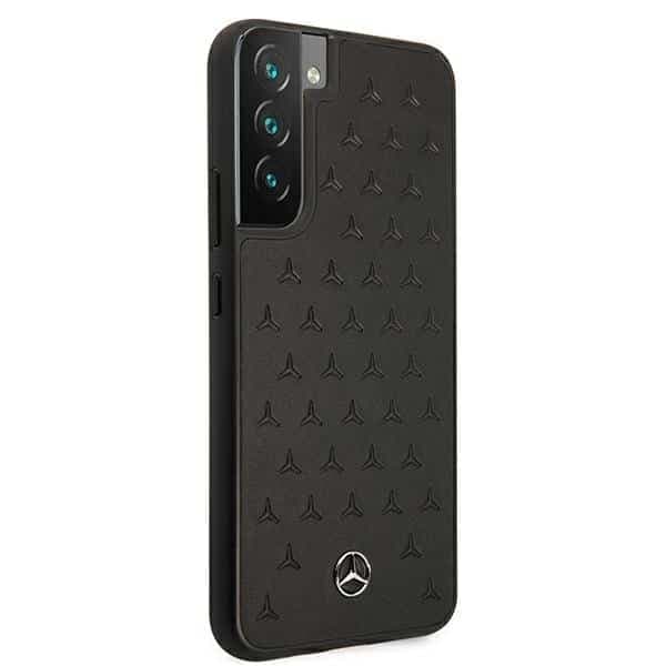 Mercedes Leather Stars Pattern - θήκη για Samsung S22 + S906 - Μαύρο 4