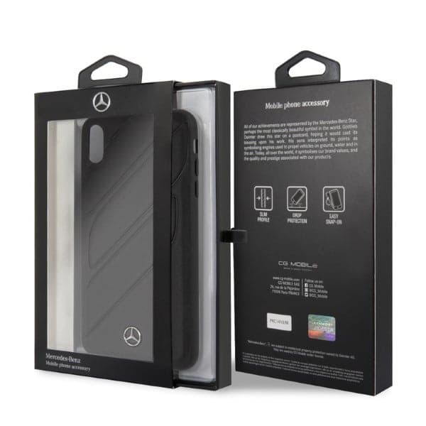 Mercedes New Organic I - θήκη για Apple iPhone XS Max - Μαύρο 5