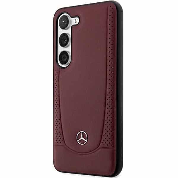 Mercedes Leather Urban - θήκη για Samsung Galaxy S23 - Κόκκινο 2