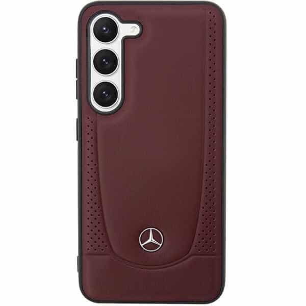 Mercedes Leather Urban - θήκη για Samsung Galaxy S23 - Κόκκινο 3