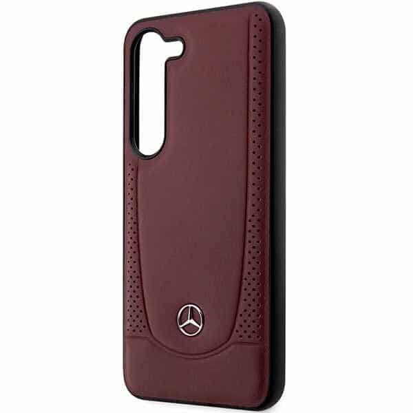Mercedes Leather Urban - θήκη για Samsung Galaxy S23 - Κόκκινο 6