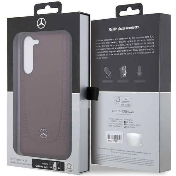 Mercedes Leather Urban - θήκη για Samsung Galaxy S23+ - Κόκκινο 8