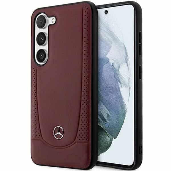 Mercedes Leather Urban - θήκη για Samsung Galaxy S23+ - Κόκκινο