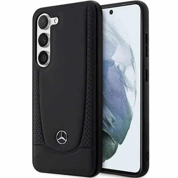 Mercedes Leather Urban - θήκη για Samsung Galaxy S23 FE - Μαύρο