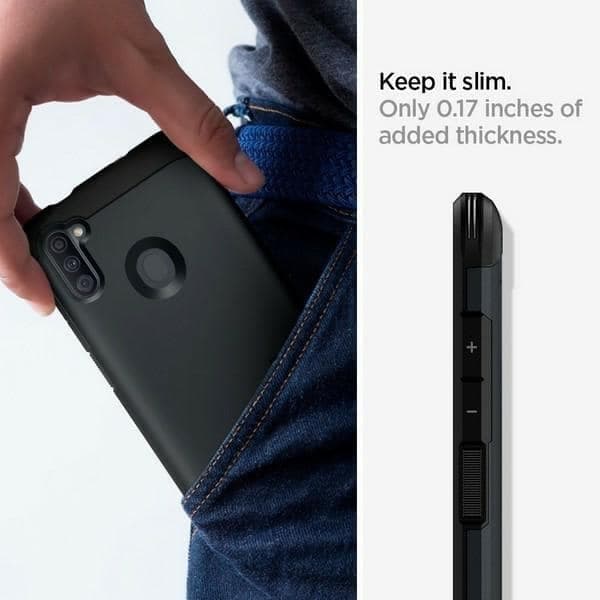 Spigen Tough Armor - Samsung Galaxy M11 - Μαύρο 5