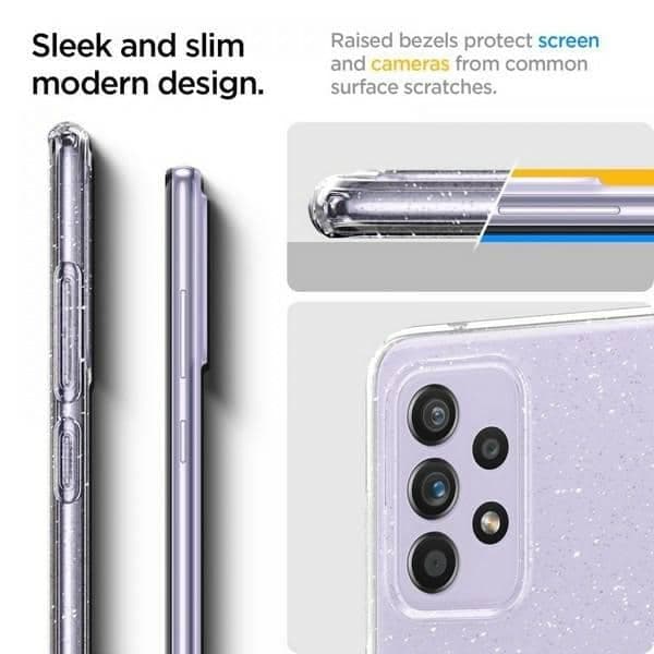 Spigen Liquid Crystal Glitter - θήκη για Samsung Galaxy A72 - Διάφανο 4
