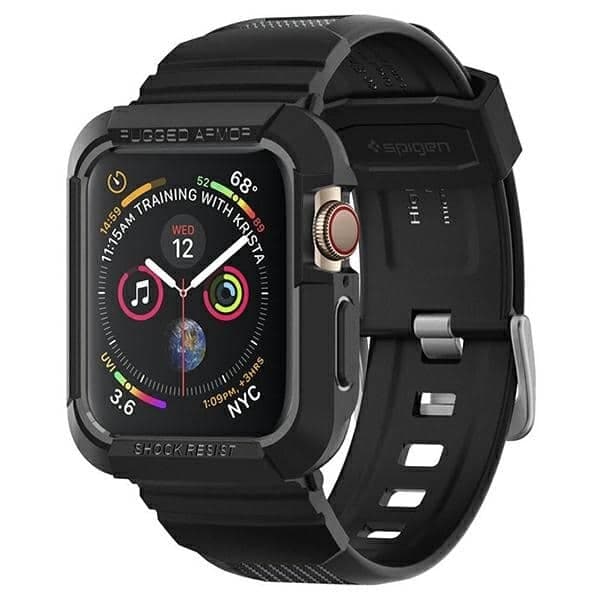 Spigen RUGGED ARMOR - θήκη για Apple Watch 4 / 5 6 7 8 SE - Μαύρο