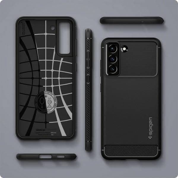 Spigen Rugged Armor - Samsung Galaxy S21 - Μαύρο 10