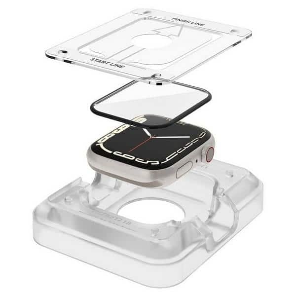 Spigen ProFlex EZ Fit - θήκη για Apple Watch 7 / 8 9 - Μαύρο 6