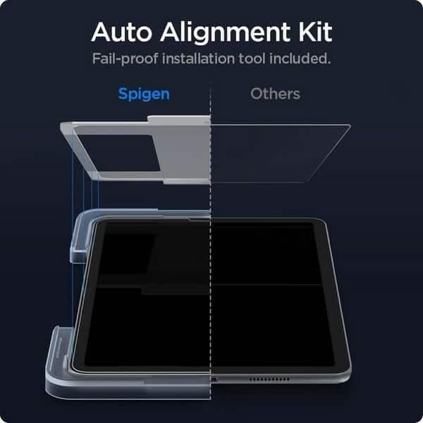 Spigen Glas.TR iPadi Air 4 2020/iPad Air 5 2022 "EZ FIT" τζάμι ανθεκτικό με πλαίσιο AGL02065 10