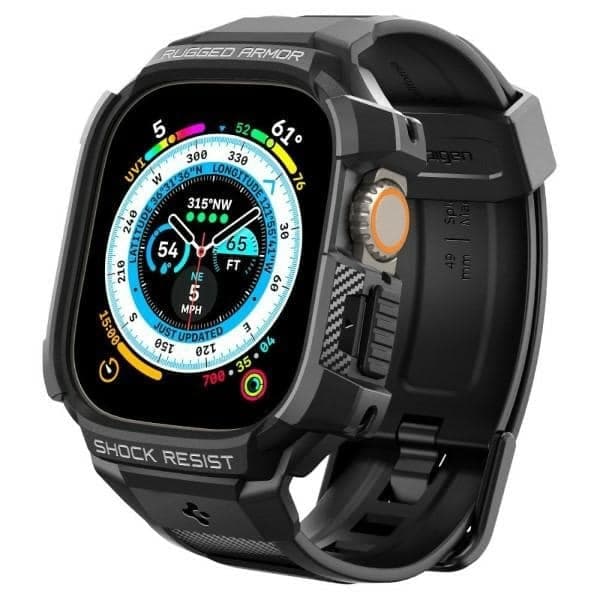 Spigen Rugged Armor Pro Apple Watch Ultra 49mm μαύρο ACS05460