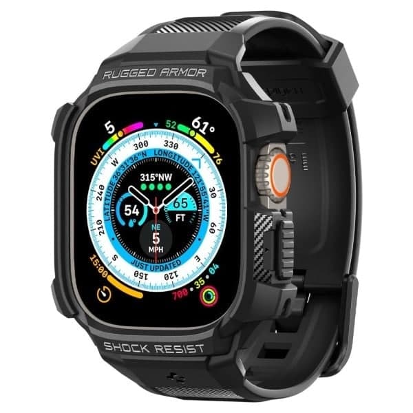 Spigen Rugged Armor Pro Apple Watch Ultra 49mm μαύρο ACS05460 2