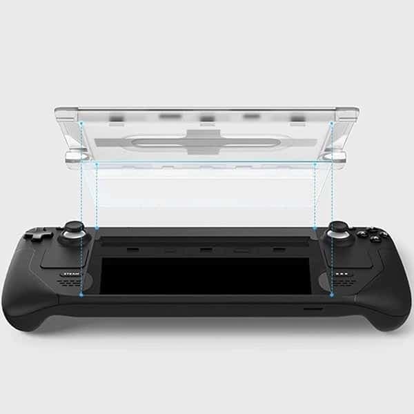 Spigen Glas.TR Steam Deck "EZ FIT" θερμαινόμενο γυαλί AGL05600 2