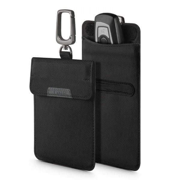 Spigen Θήκη Keyless RFID Signal Blocker Κλουβί Faraday μαύρο AFA03754
