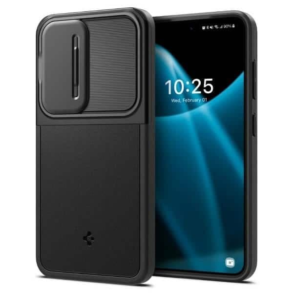 Spigen Optik Armor - Samsung Galaxy S24 - Μαύρο