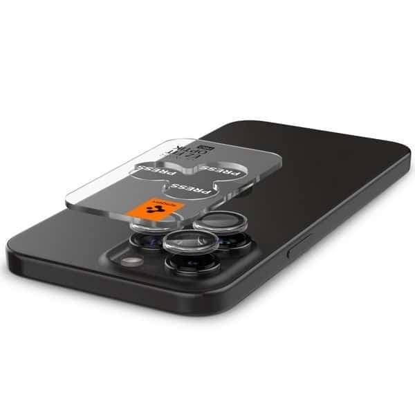 Spigen Optik.Tr Camera Lens για iPhone 15 Pro/15 Pro Max "EZ FIT" 2 τεμάχια, κρυστάλλινα διαυγής AGL06914 3
