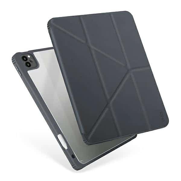 UNIQ θήκη Moven για iPad Pro 11" (2021/2020) Αντιμικροβιακή γκρι/charcoal grey