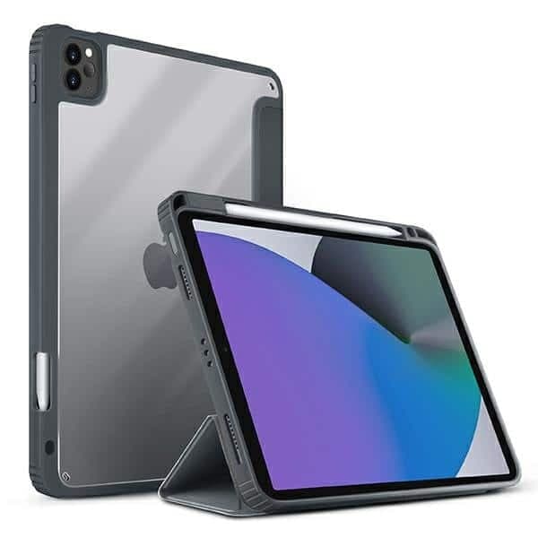UNIQ θήκη Moven για iPad Pro 11" (2021/2020) Αντιμικροβιακή γκρι/charcoal grey 2