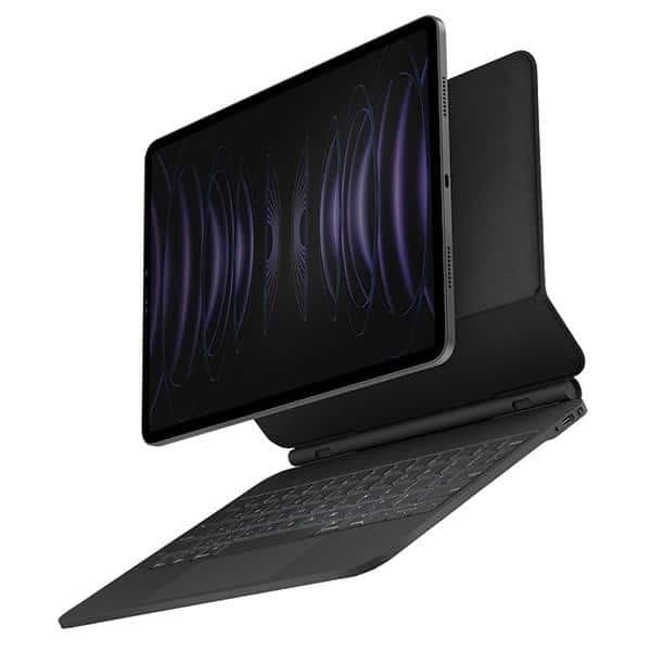 UNIQ Θήκη Venno Magnetic Smart με πληκτρολόγιο για iPad Pro 11" (2022/2021) | Air 10.9" (2022/2020) μαύρο/ebony black