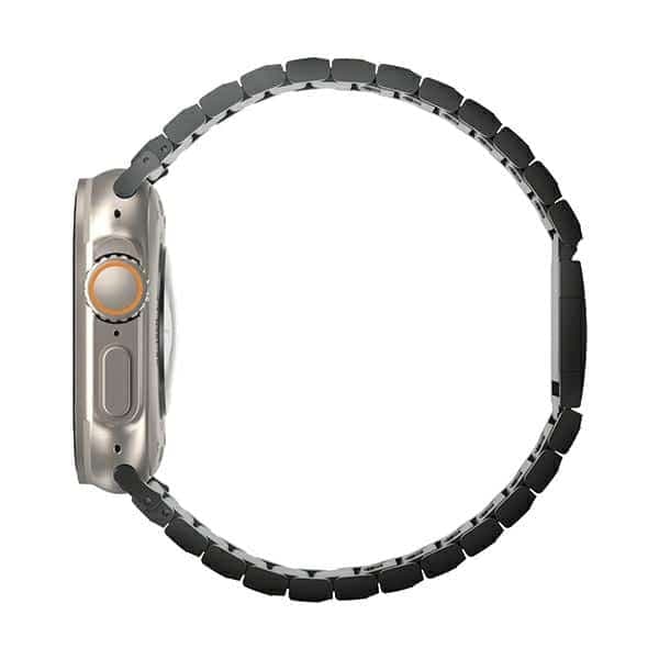 UNIQ pasek Strova Mag Apple Watch 42/44/ 45/49mm Series 1/2/3/4/5/6/7/8/9/10/SE/SE2/Ultra/Ultra 2 Stainless Steel czarny/midnight black 3