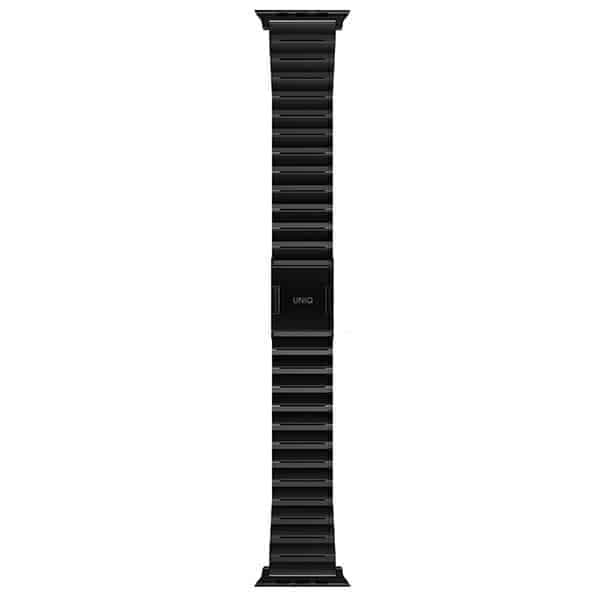 UNIQ pasek Strova Mag Apple Watch 42/44/ 45/49mm Series 1/2/3/4/5/6/7/8/9/10/SE/SE2/Ultra/Ultra 2 Stainless Steel czarny/midnight black 4