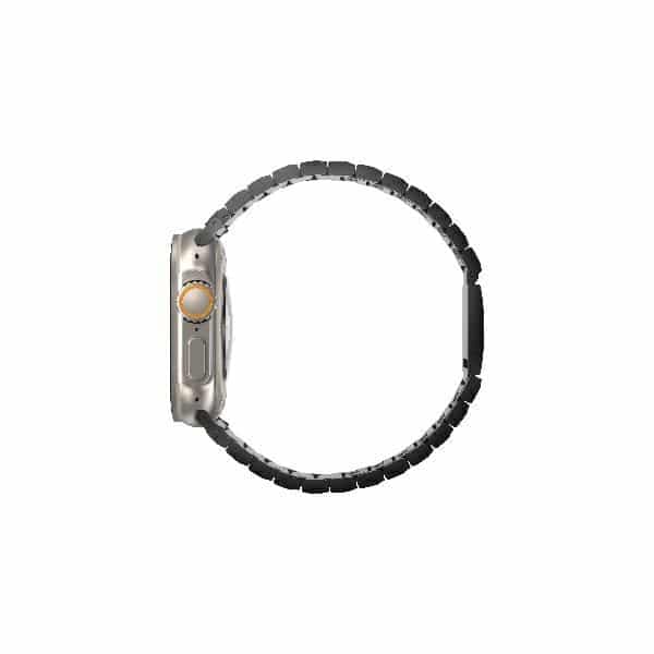 UNIQ pasek Strova Mag Apple Watch 42/44/ 45/49mm Series 1/2/3/4/5/6/7/8/9/10/SE/SE2/Ultra/Ultra 2 Stainless Steel tytanowy/titanium silver 3