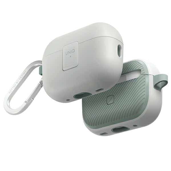 UNIQ θήκη Clyde Lock Case για AirPods Pro 2 (2022/2023) λευκό-μέντα/dove white-soft mint