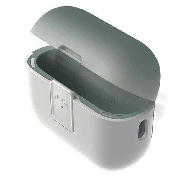 UNIQ θήκη Clyde Lock Case για AirPods Pro 2 (2022/2023) λευκό-μέντα/dove white-soft mint 2