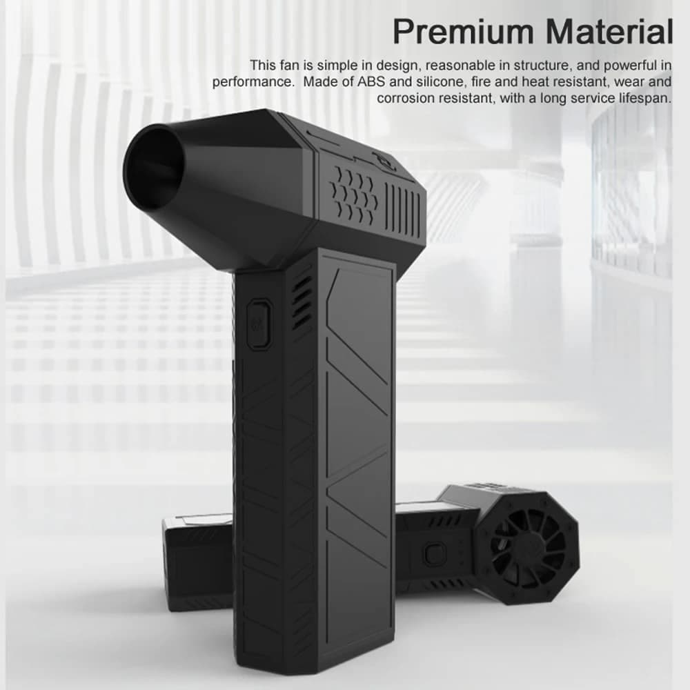 Techsuit - Original Brushless - Mini Super Jet Fan (X3) - 3000mAh, 130000RPM - Μαύρο 3