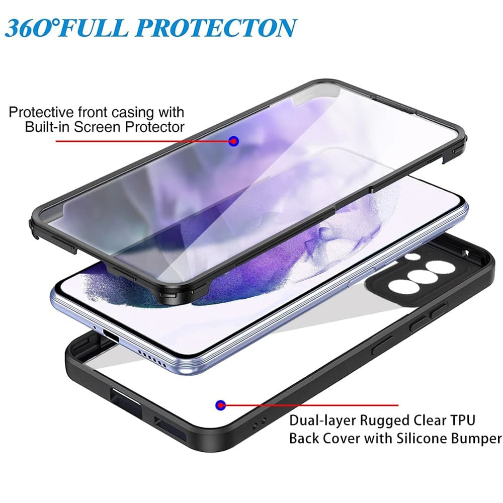 Techsuit ColorVerse 360 Series - Samsung Galaxy S21 FE 5G - Μαύρο 4