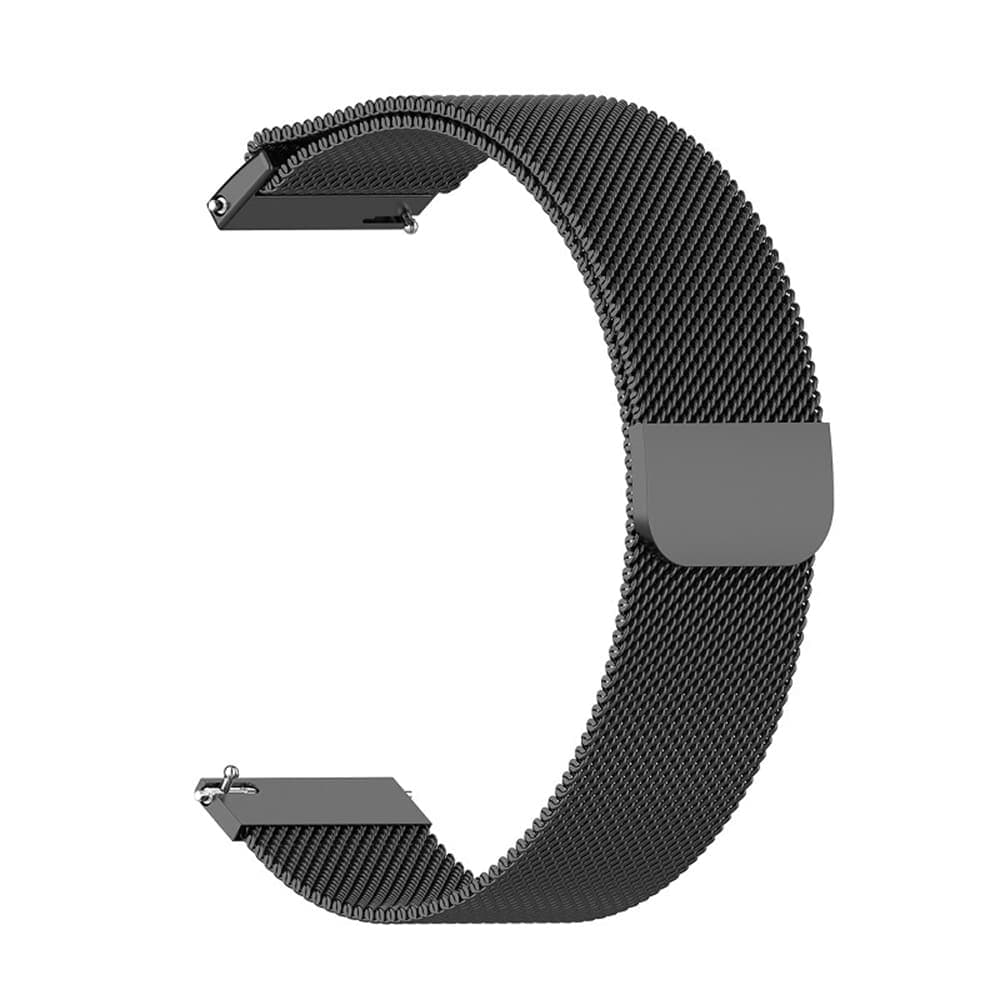 Techsuit Watchband 22mm (W009) - θήκη για Samsung Galaxy Watch / 3 Gear S3 Huawei GT 2 - Μαύρο