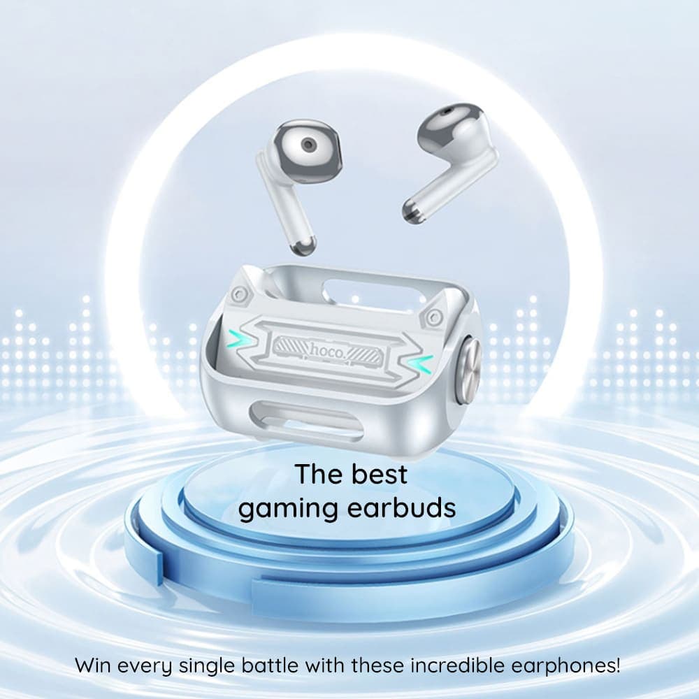 Hoco - Ασύρματα Ακουστικά (EW55) - για Gaming, Bluetooth 5.3, True Wireless - Χρυσό 8