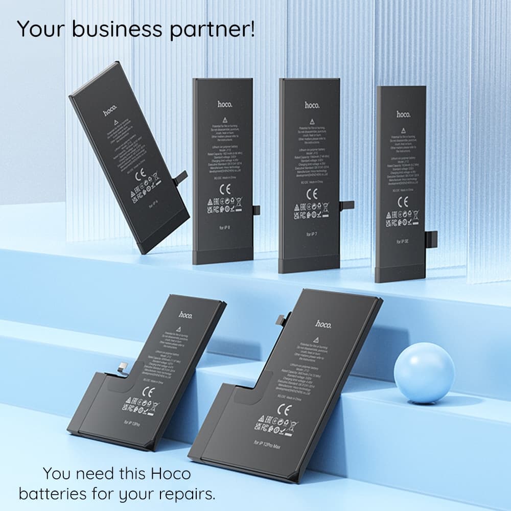 Hoco - Ενσωματωμένη Μπαταρία Smartphone (J112) - iPhone 6 - 1810mAh - Μαύρο 6
