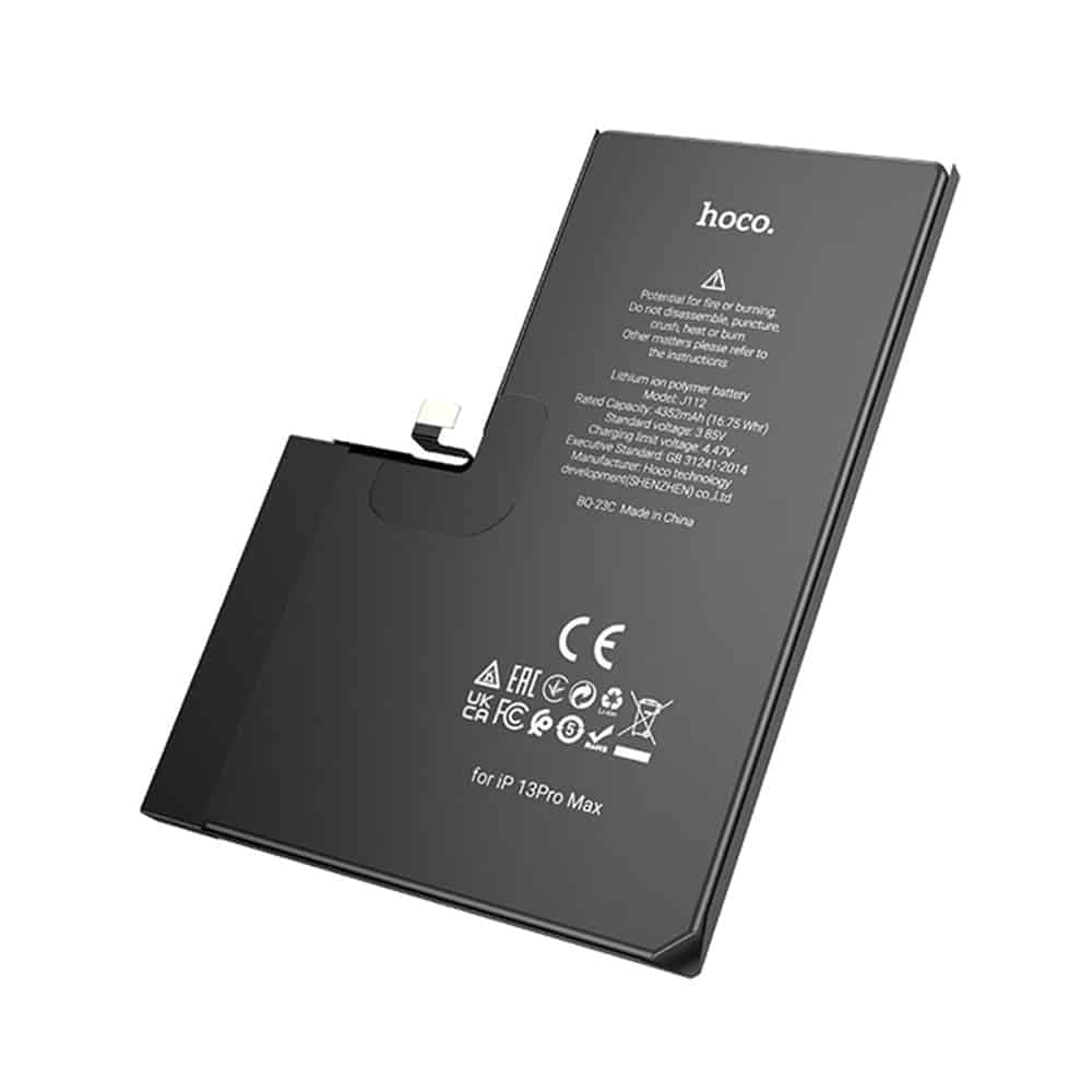 Hoco - Ενσωματωμένη Μπαταρία Smartphone (J112) - iPhone 13 Pro Max - 4352mAh - Μαύρο