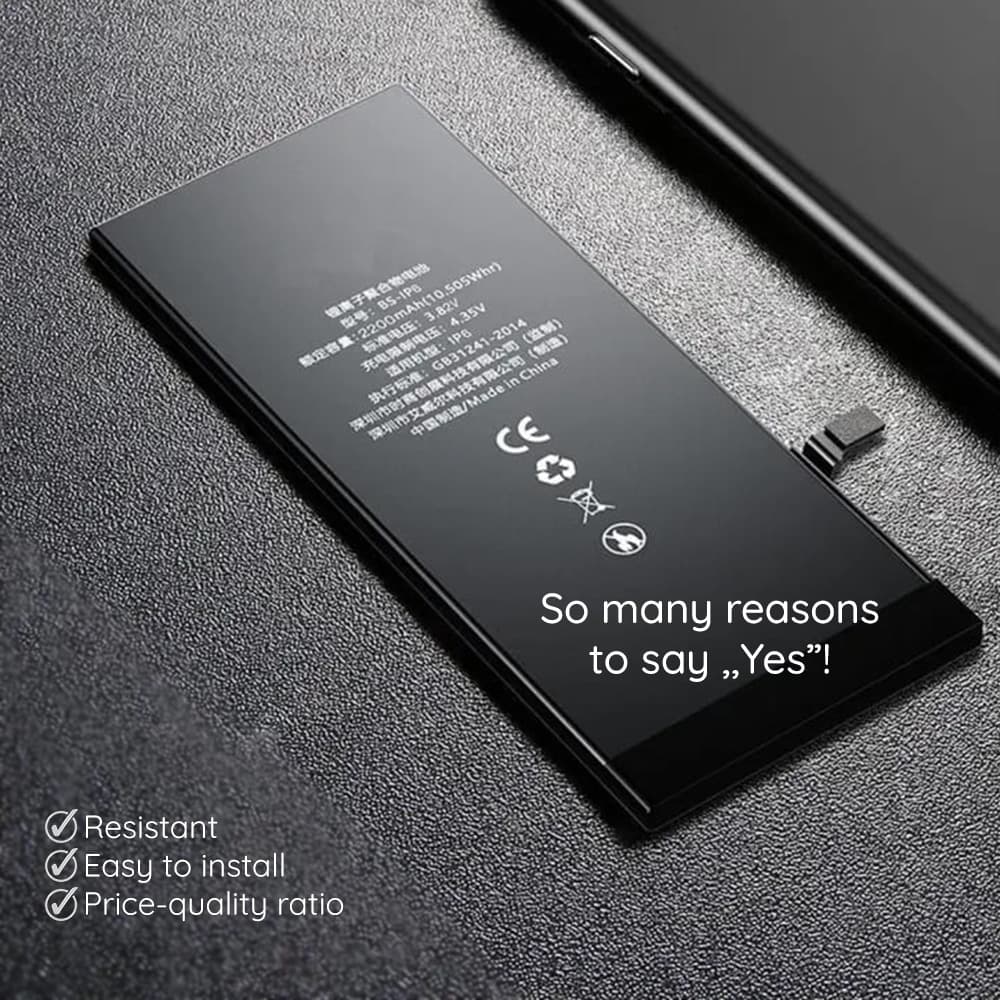Hoco - Ενσωματωμένη Μπαταρία Smartphone (J112) - iPhone XS Max - 3174mAh - Μαύρο 5