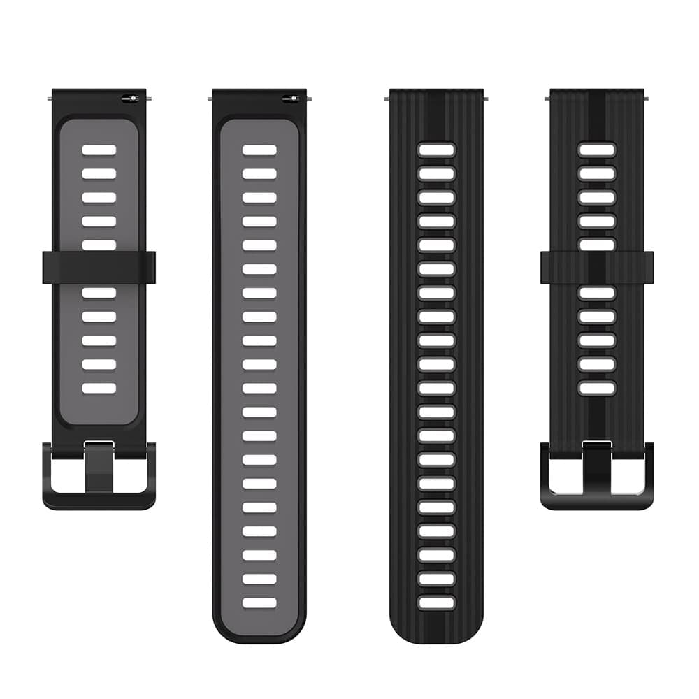 Techsuit Watchband 22mm (W002) - θήκη για Xiaomi Watch S1 - Μαύρο 2
