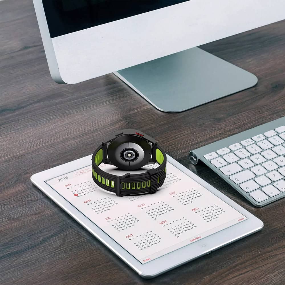 Techsuit Watchband 22mm (W002) - θήκη για Xiaomi Watch S1 - Μαύρο 6