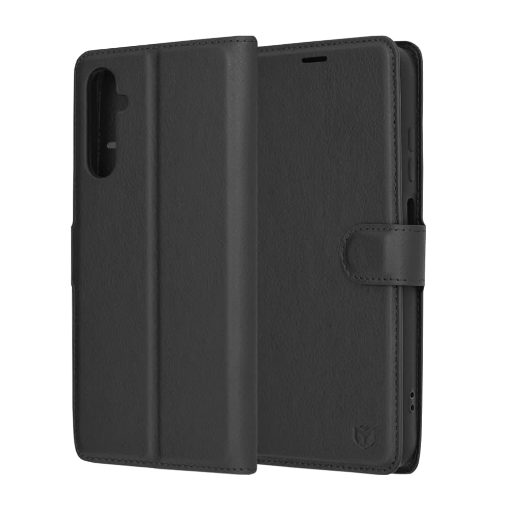 Techsuit Leather Folio - θήκη για Samsung Galaxy A05s - Μαύρο 2