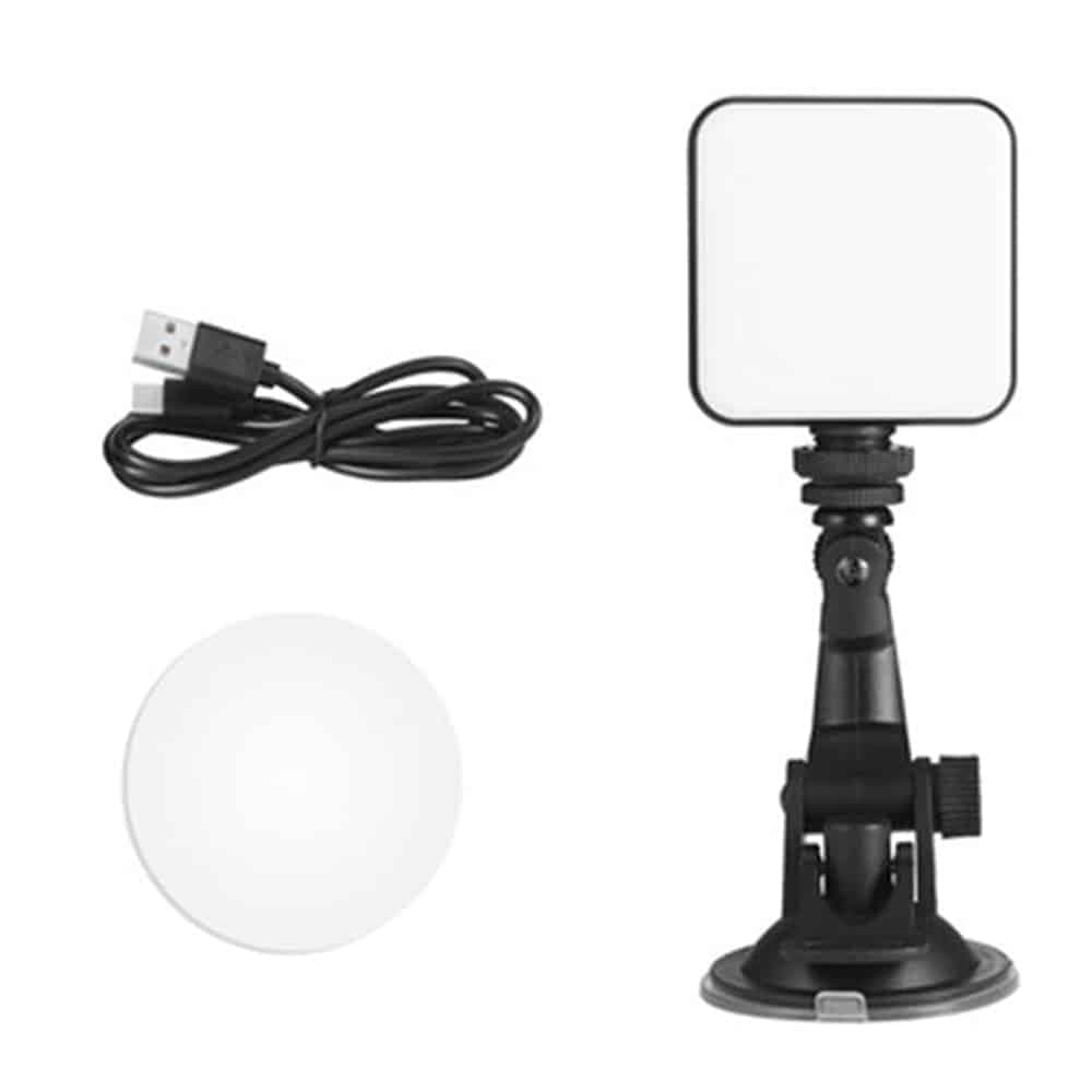 Techsuit - Φωτιστικό για Webcam - Video Conference (RS2) - για Laptop, με βεντούζα - Μαύρο 8